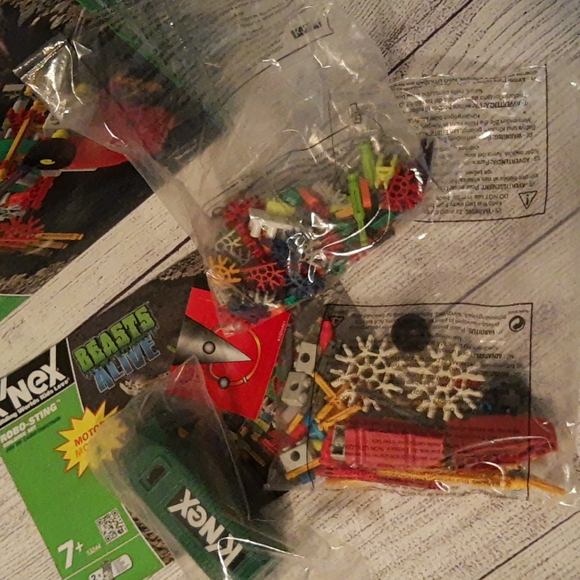 K'NEX BEASTS ALIVE Motorized Building Sets - Robo-Sting, Bronto Knex COMPLETE - Picture 7 of 16